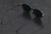 Rigards X TVA joint RG2004TVA titanium aluminum magnesium alloy double-layer sunglasses series RG-RG2004TVA-GYYKSHP ancient jade + silver frame transparent + dark gray lens